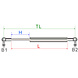 - Gasfeder Sunal 235-540 390N - Gasfeder Sunal 235-540 390N