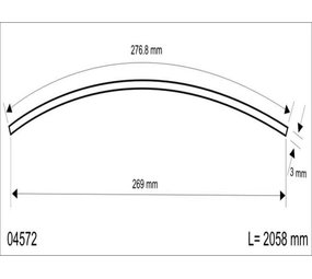 Hapro Acryl achterzijde hemel Hapro Acryl achterzijde hemel
