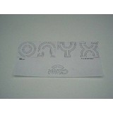 Hapro Aufkleber 'Onyx' Hapro Aufkleber 'Onyx'