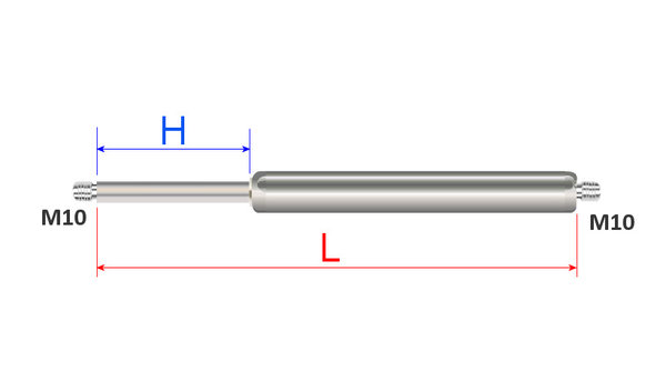 Hapro Gas spring Hapro M statief 2100N