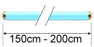 Leuchtstofflampen 150-200cm