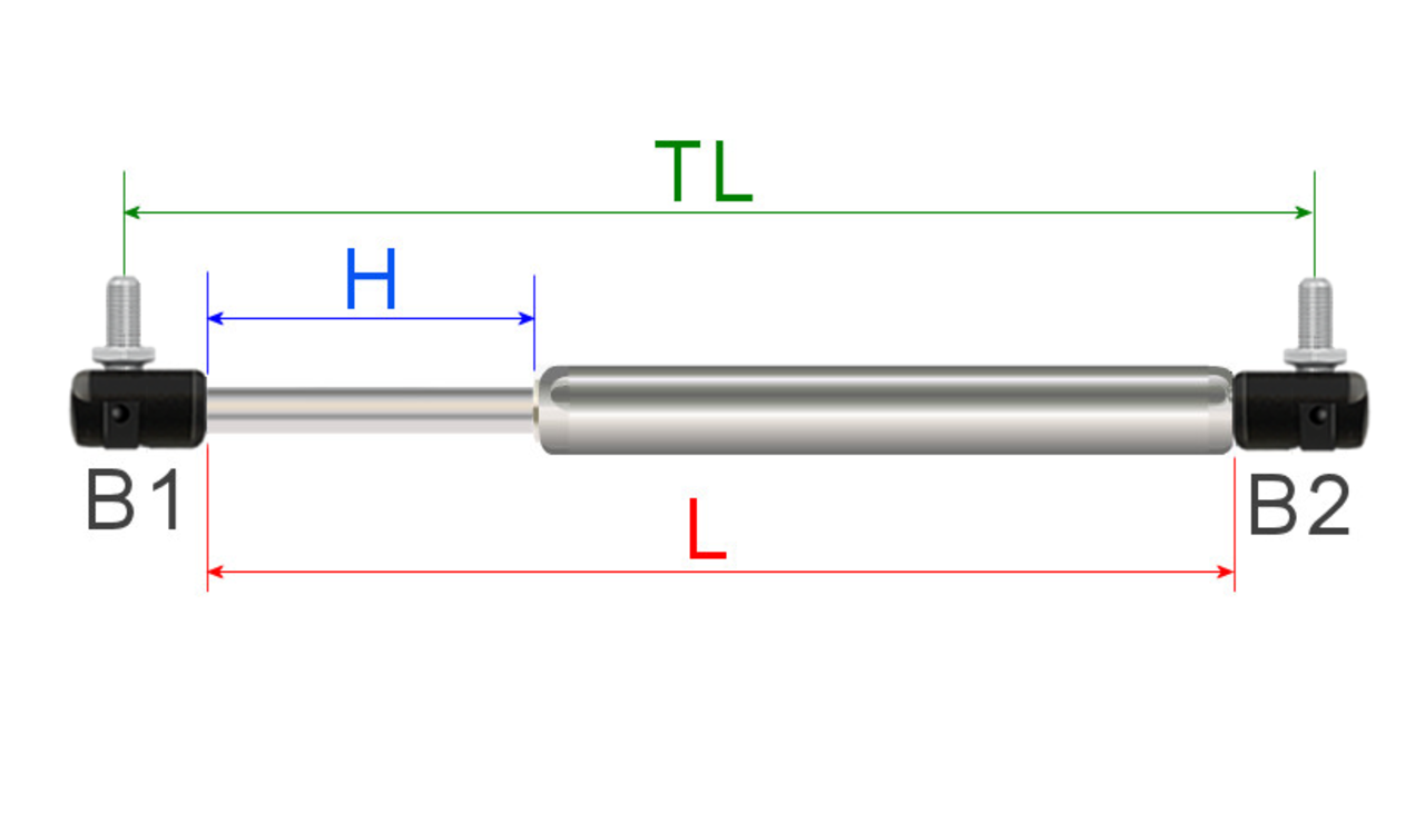 - Gasveer voor Tropical 10 50cm 650N