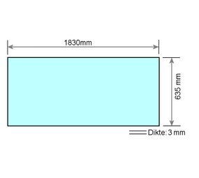 Palm Beach Acrylic sheet Palm Beach sunbed 182cm Palm Beach Acrylic sheet Palm Beach sunbed 182cm