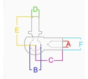 HG Kogelgewricht M8 x 19mm HG Kogelgewricht M8 x 19mm