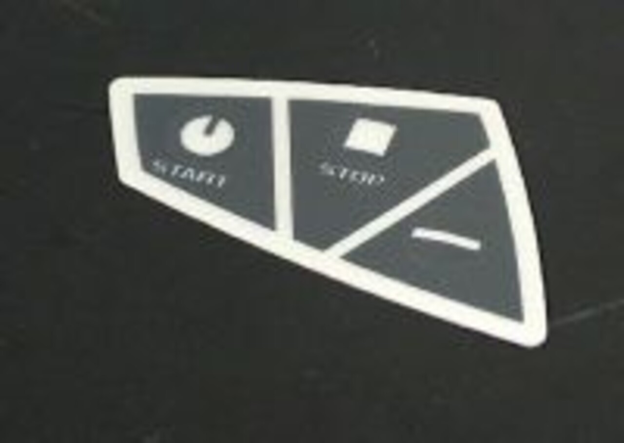 Hapro Sticker bedieningspaneel links,