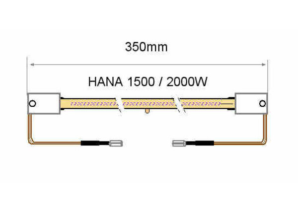 Burda IR-Lampe HANA LGHS2000 2000W