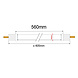 Keramisches IR-Röhrenelement 560mm 300W 230V Keramisches IR-Röhrenelement 560mm 300W 230V