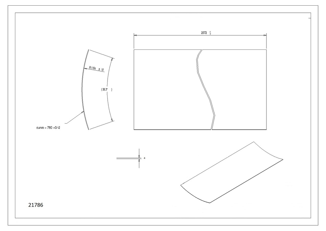 Hapro Acrylic sheet Luxura X3 II bed