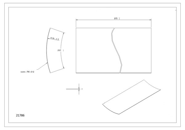 Hapro Acrylic sheet Luxura X3 II bed