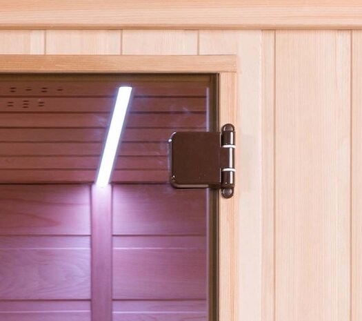 Alpha Hinge Infrawave infrared cabin