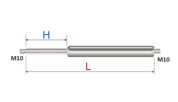 Alisun 2000N Gas spring Sunvision Alisun 2000N Gas spring Sunvision