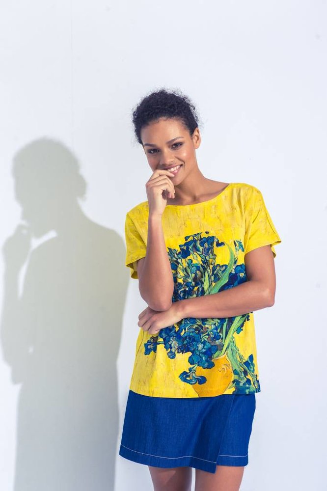 Jersey Inkjet 739 - Irissen, Vincent van Gogh