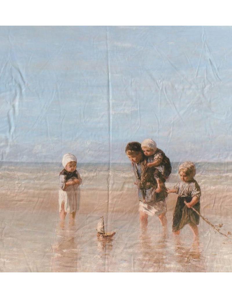 Jet d'encre coton glacé 709 - Enfants de la mer, Jozef Israëls
