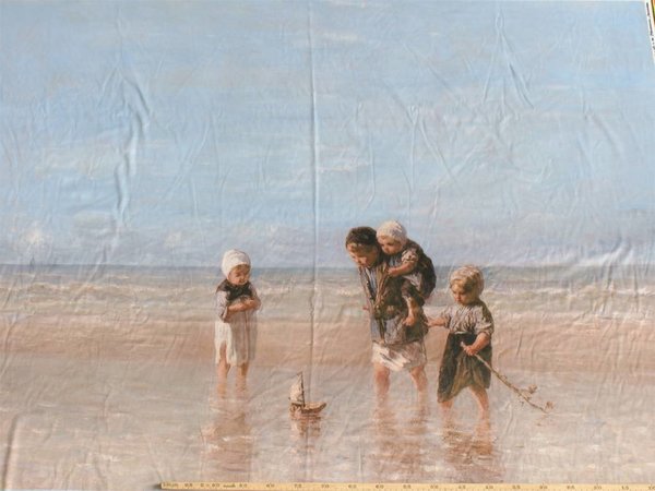 Jet d'encre coton glacé 709 - Enfants de la mer, Jozef Israëls
