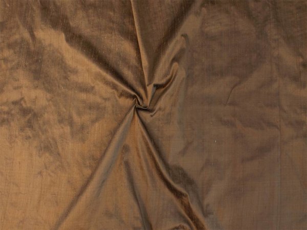Dupion Silk D24 - Sattelbraun