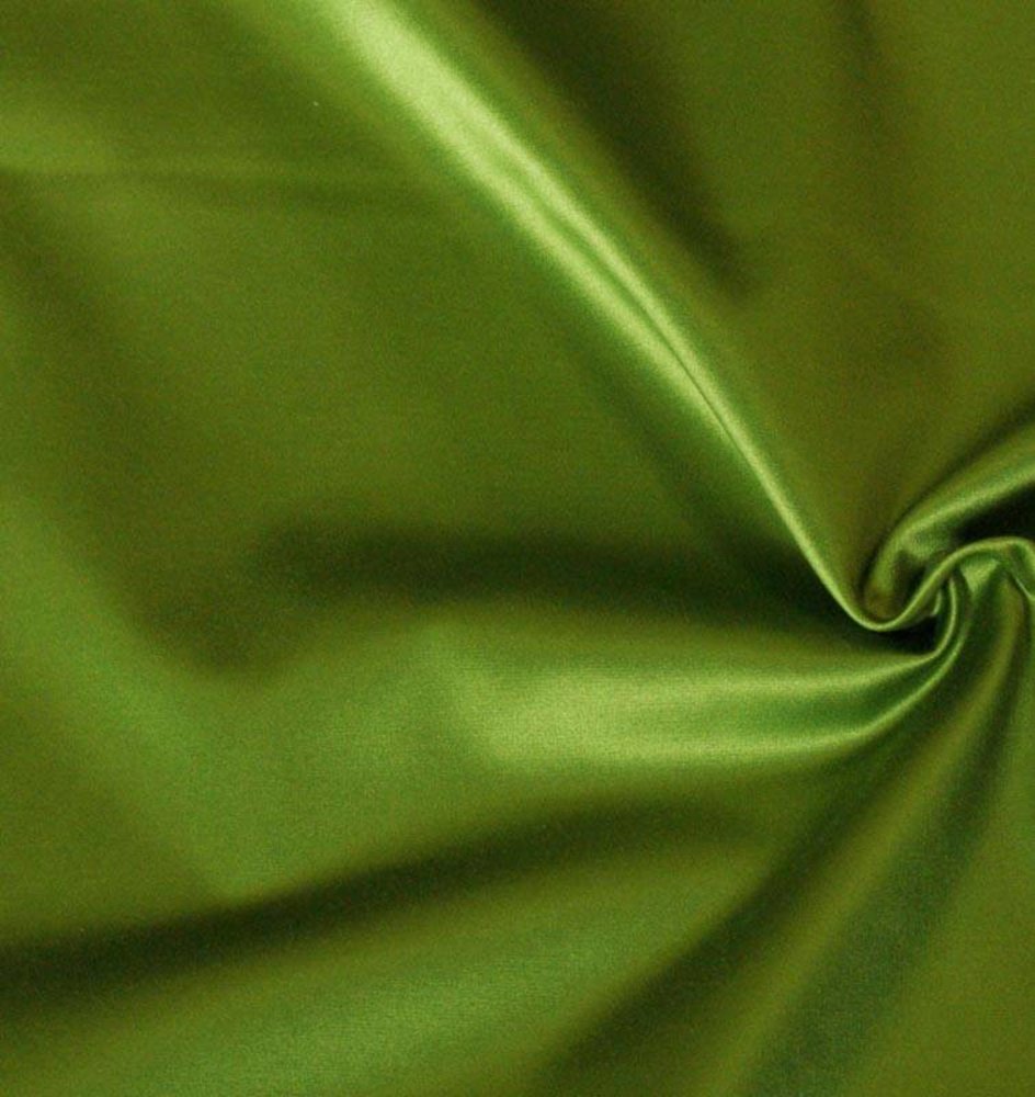 Glans Katoen Uni S16 - lindegroen