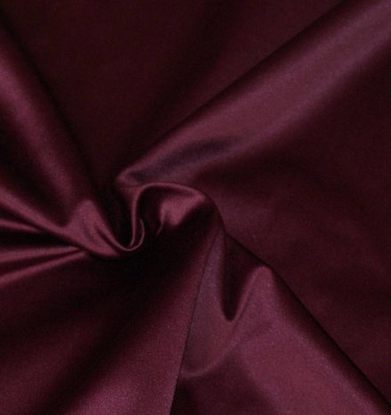 Glanz Baumwolle Uni S12 - bordeaux