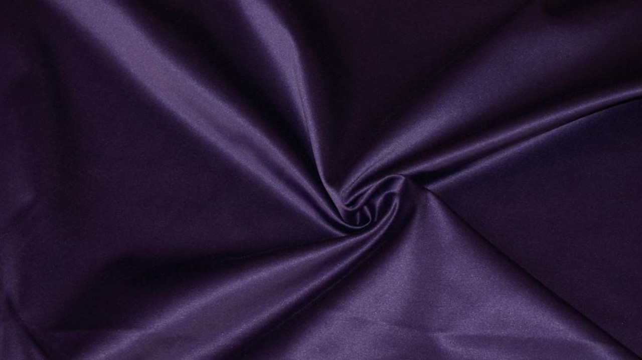 Coton Brillant Uni S07 - violet foncé