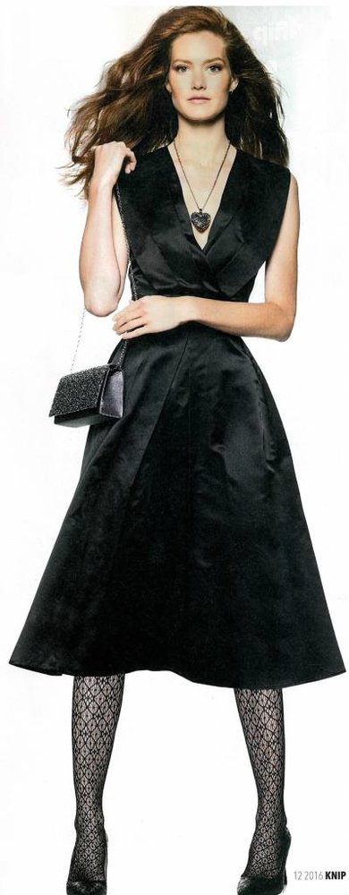 Glossy Cotton Uni S01 - black