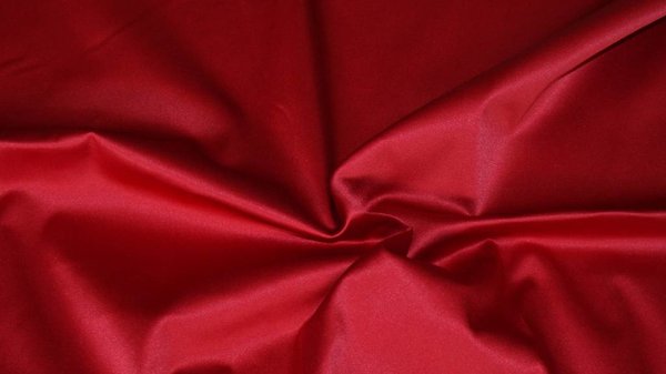 Glänzende Baumwolle Uni S13 - rot