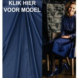 Glänzende Baumwolle Uni S22 - Stahlblau