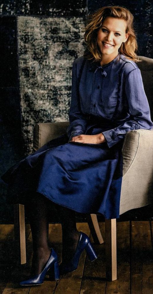 Glänzende Baumwolle Uni S22 - Stahlblau