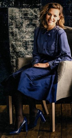 Coton brillant Uni S22 - bleu acier Coton brillant Uni S22 - bleu acier