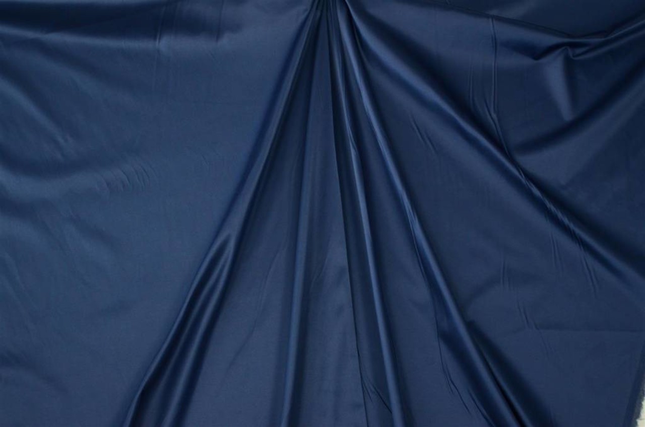 Glossy Cotton Uni S22 - steel blue Glossy Cotton Uni S22 - steel blue