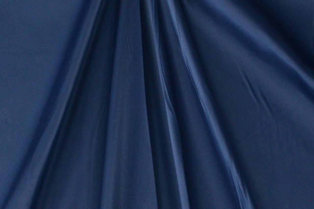 Coton brillant Uni S22 - bleu acier Coton brillant Uni S22 - bleu acier