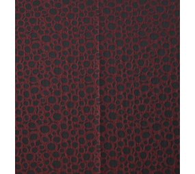 Jacquard 1070 - donkerrood/zwart