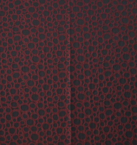 Jacquard 1070 - rouge foncé / noir Jacquard 1070 - rouge foncé / noir