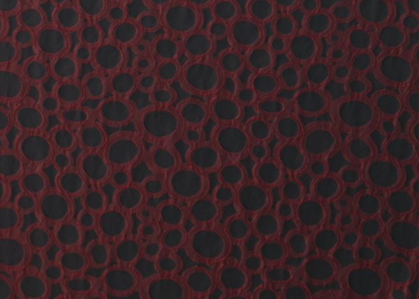 Jacquard 1070 - rouge foncé / noir Jacquard 1070 - rouge foncé / noir