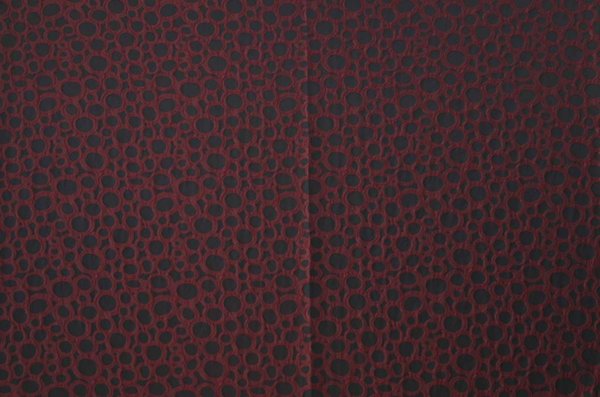 Jacquard 1070 - rouge foncé / noir Jacquard 1070 - rouge foncé / noir