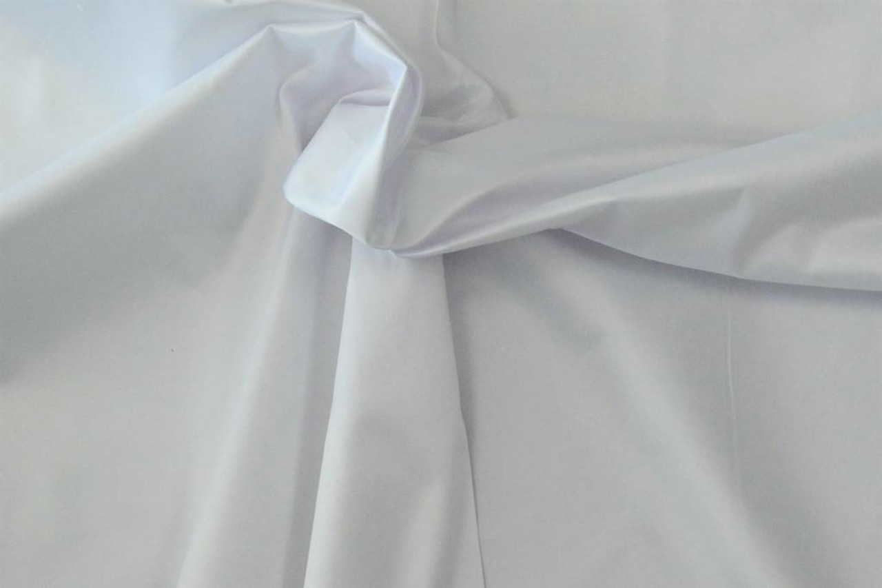 Coton brillant Uni S14 - blanc Coton brillant Uni S14 - blanc