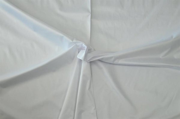 Glossy Cotton Uni S14 - white Glossy Cotton Uni S14 - white