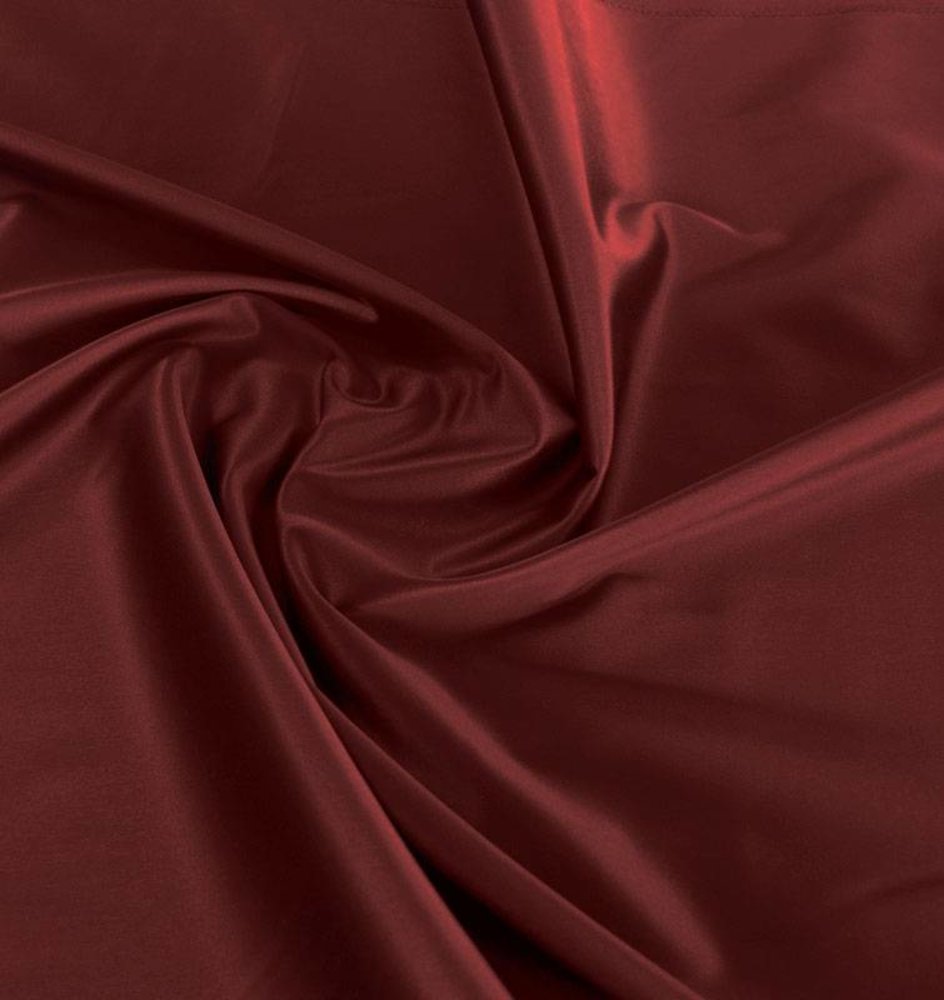 Glans Katoen Uni S21 - donkerrood