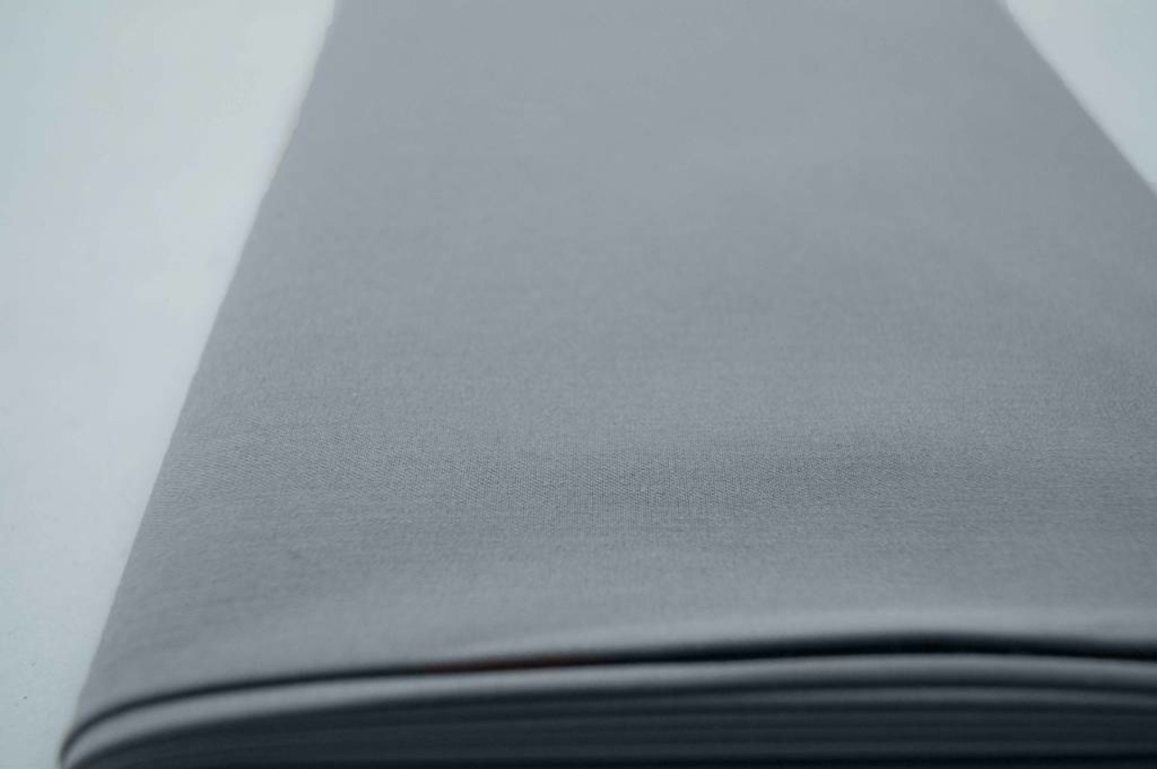 Gabardine Terlenka Stretch (lourd) WT73 - gris clair / bleu Gabardine Terlenka Stretch (lourd) WT73 - gris clair / bleu