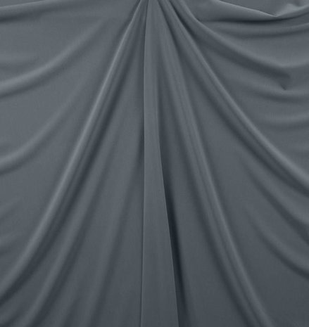 Gabardine Terlenka Stretch (schwer) WT73 - hellgrau / blau