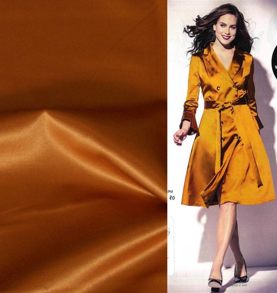 Gloss Cotton Uni S11 - gold yellow