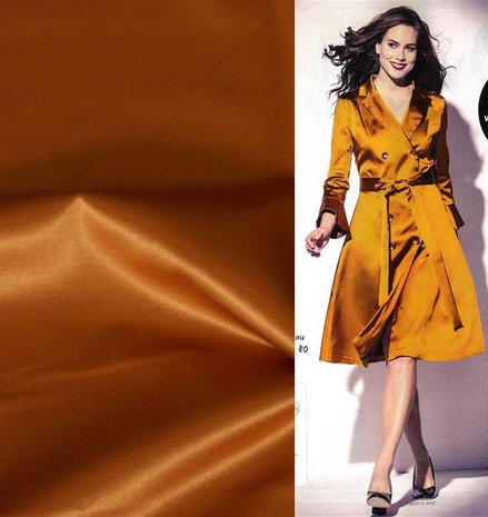 Gloss Cotton Uni S11 - gold yellow