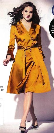 Gloss Cotton Uni S11 - gold yellow