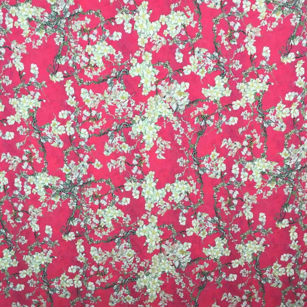 Jersey Inkjet 1112 - Amandelbloesem imitatie Jersey Inkjet 1112 - Amandelbloesem imitatie