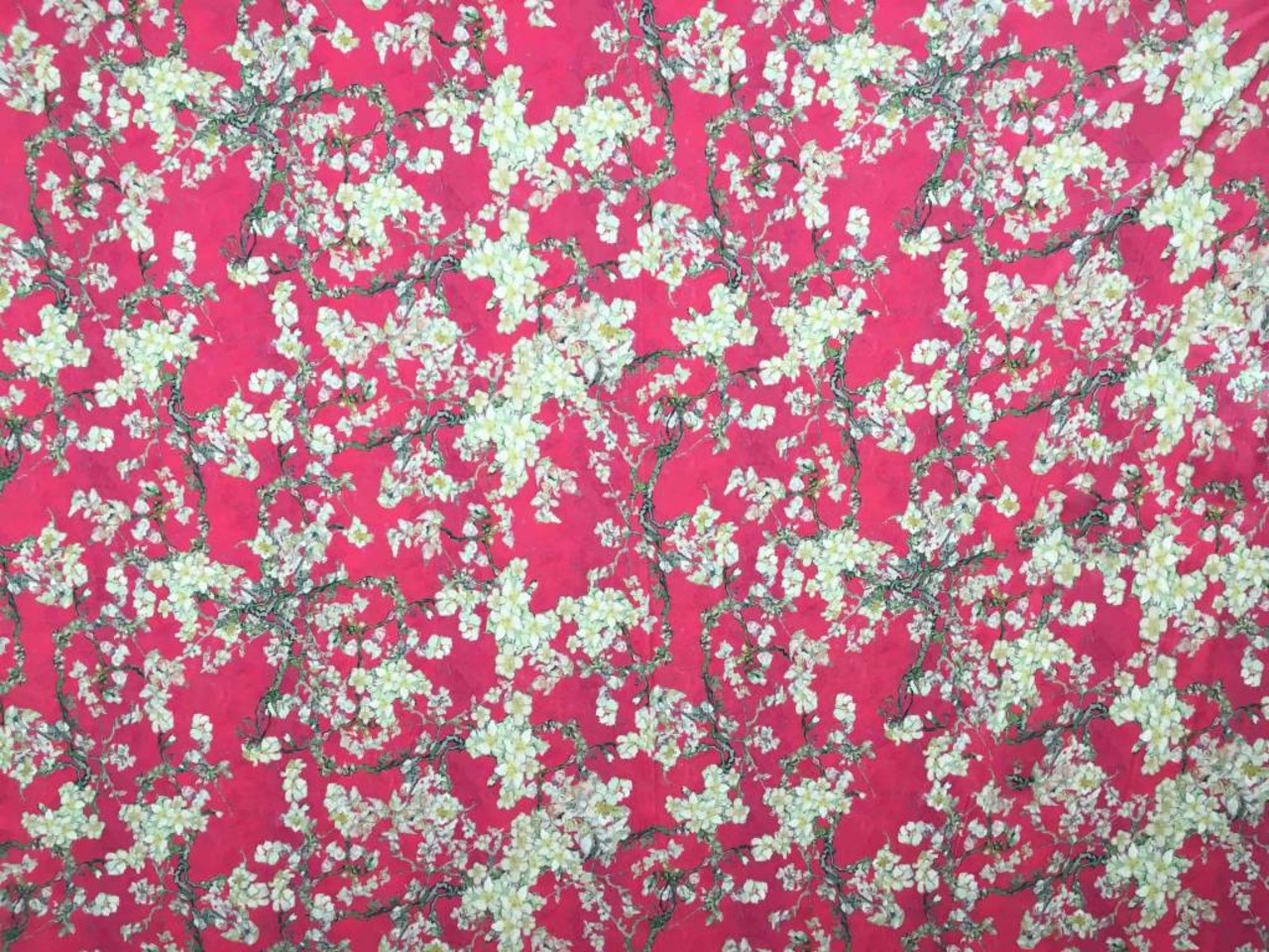 Jersey Inkjet 1112 - amand Blüte Nachahmung Jersey Inkjet 1112 - amand Blüte Nachahmung