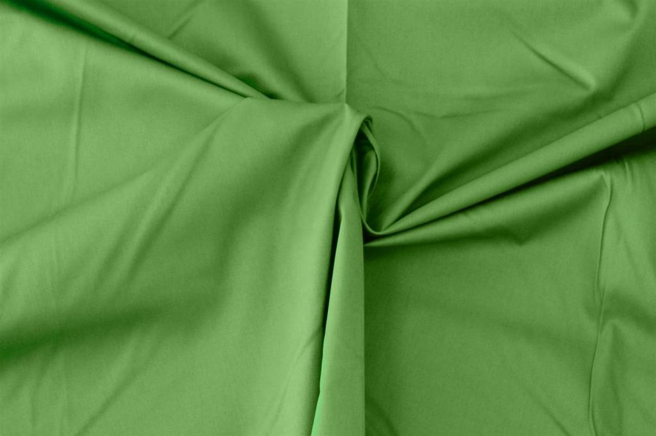 Cotton Satin Uni 003 - green Cotton Satin Uni 003 - green