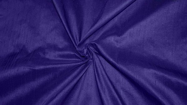 Dupion Silk D35 - bleu cobalt foncé / violet
