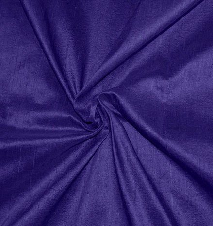Dupion Silk D35 - bleu cobalt foncé / violet