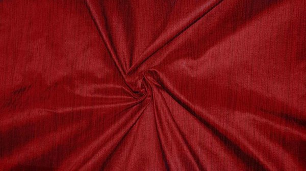Dupion Silk D36 - rouge foncé avec noir Dupion Silk D36 - rouge foncé avec noir