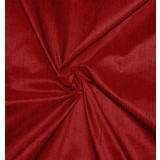 Dupion Silk D36 - rouge foncé avec noir