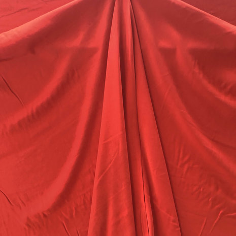 Viskose Gabardine Brushed SV02 - leuchtend rot Viskose Gabardine Brushed SV02 - leuchtend rot