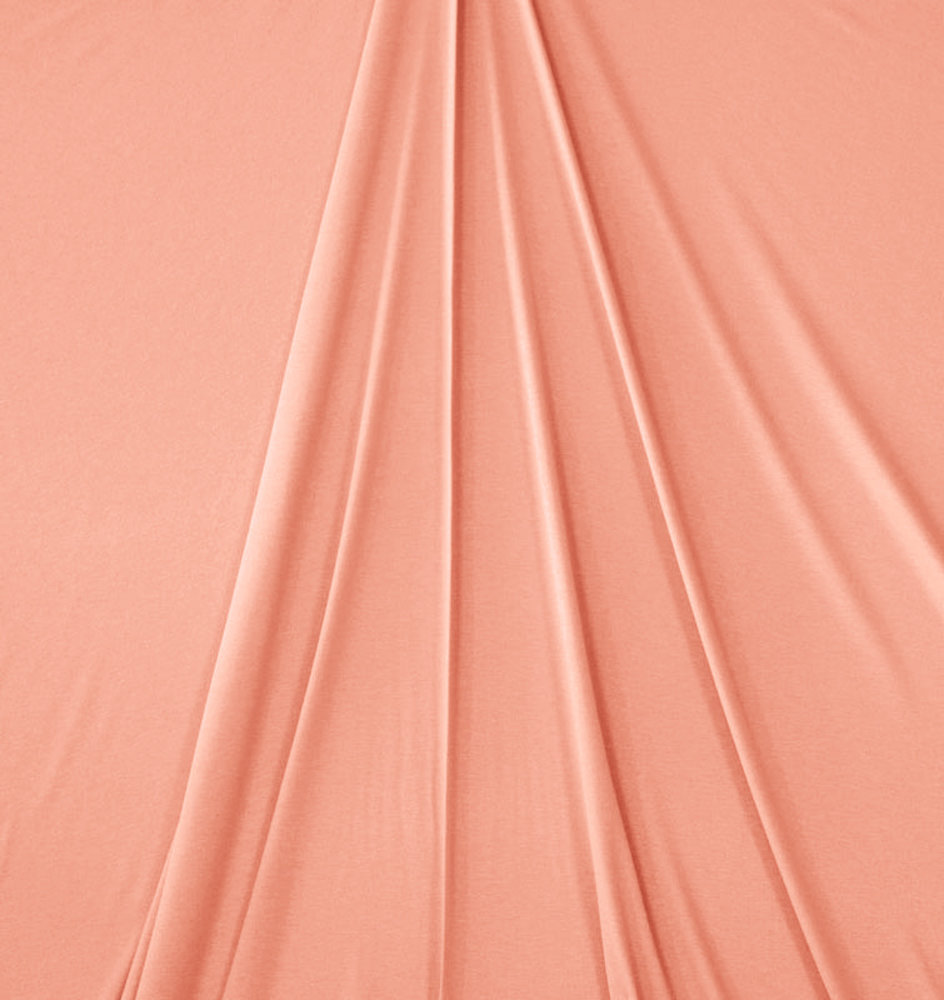 Jersey viscose Premium PV08 - rose saumon Jersey viscose Premium PV08 - rose saumon